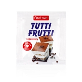 Пробник гель-смазки Tutti-frutti со вкусом тирамису - 4 гр. - Биоритм - купить с доставкой в Нижнекамске