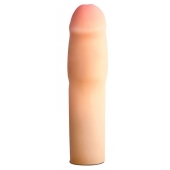 Телесная насадка-удлинитель на пенис PERFORMANCE 1.5INCH COCK XTENDER - 16 см. - Blush Novelties - в Нижнекамске купить с доставкой