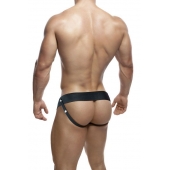 Черный мужской страпон DR. SKIN 6INCH HOLLOW STRAP ON - 16 см. - Blush Novelties - купить с доставкой в Нижнекамске