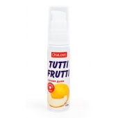 Гель-смазка Tutti-frutti со вкусом сочной дыни - 30 гр. - Биоритм - купить с доставкой в Нижнекамске
