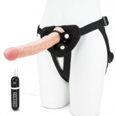 Регулируемые трусики с вибрирующей насадкой - 21 см. - Lux Fetish - купить с доставкой в Нижнекамске