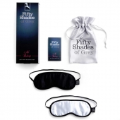 Набор из двух масок на глаза Soft Blindfold Twin Pack - Fifty Shades of Grey - купить с доставкой в Нижнекамске