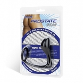 Стимулятор простаты с фиксацией эрекционным кольцом Prostate Gear - BlueLine - в Нижнекамске купить с доставкой