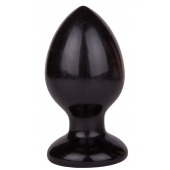 Черный анальный плаг Glide L - 11,7 см. - LOVETOY (А-Полимер)