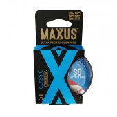 Классические презервативы в пластиковом кейсе MAXUS Classic - 3 шт. - Maxus - купить с доставкой в Нижнекамске