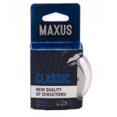 Классические презервативы в пластиковом кейсе MAXUS Classic - 3 шт. - Maxus - купить с доставкой в Нижнекамске