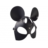 Черная кожаная маска  Мышка - Sitabella - купить с доставкой в Нижнекамске