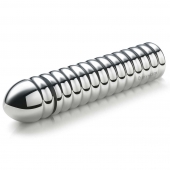 Рельефный фаллос для интенсивного электросекса Groovey George - 20 см. - MyStim - купить с доставкой в Нижнекамске