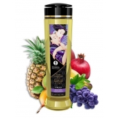 Массажное масло Libido Exotic Fruits с ароматом экзотических фруктов - 240 мл. - Shunga - купить с доставкой в Нижнекамске