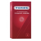 Презервативы Torex  Сладкая любовь  с ароматом клубники - 12 шт. - Torex - купить с доставкой в Нижнекамске