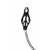 Зажимы на соски Darkside с цепочкой - Lola Games - купить с доставкой в Нижнекамске