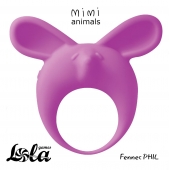 Фиолетовое эрекционное кольцо Fennec Phil - Lola Games - в Нижнекамске купить с доставкой