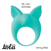 Зеленое эрекционное кольцо Kitten Kyle - Lola Games - в Нижнекамске купить с доставкой