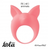 Оранжевое эрекционное кольцо Kitten Kyle - Lola Games - в Нижнекамске купить с доставкой