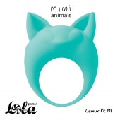 Зеленое эрекционное кольцо Lemur Remi - Lola Games - в Нижнекамске купить с доставкой