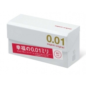 Супер тонкие презервативы Sagami Original 0.01 - 10 шт. - Sagami - купить с доставкой в Нижнекамске