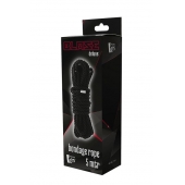 Черная веревка для шибари DELUXE BONDAGE ROPE - 5 м. - Dream Toys - купить с доставкой в Нижнекамске