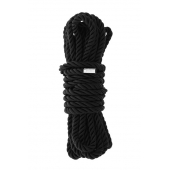 Черная веревка для шибари DELUXE BONDAGE ROPE - 5 м. - Dream Toys - купить с доставкой в Нижнекамске