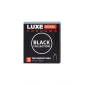 Черные презервативы LUXE Royal Black Collection - 3 шт. - Luxe - купить с доставкой в Нижнекамске