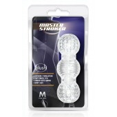 Прозрачный фигурный мастурбатор Master Stroker - Blush Novelties - в Нижнекамске купить с доставкой