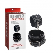 Черные наручники Surrender Wrist Restraints - Chisa - купить с доставкой в Нижнекамске