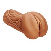 Кофейный мастурбатор-вагина Dumpling - Lola Games - в Нижнекамске купить с доставкой