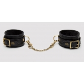 Черные оковы на ноги Bound to You Faux Leather Ankle Cuffs - Fifty Shades of Grey - купить с доставкой в Нижнекамске