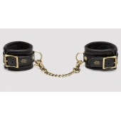 Черные наручники Bound to You Faux Leather Wrist Cuffs - Fifty Shades of Grey - купить с доставкой в Нижнекамске