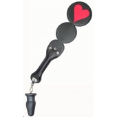 Шлёпалка  Черви  с анальным плагом - LOVETOY (А-Полимер) - купить с доставкой в Нижнекамске