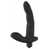 Черный вибромассажер простаты Naughty Finger Prostate Vibe - 13,8 см. - Orion - в Нижнекамске купить с доставкой