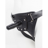 Черный пояс для насадок CLASS STRAP Restyling - LOVETOY (А-Полимер) - купить с доставкой в Нижнекамске
