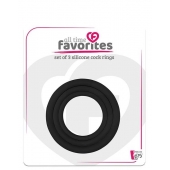 Набор из 3 эрекционных колец SILICONE COCKRINGS - Dream Toys - в Нижнекамске купить с доставкой