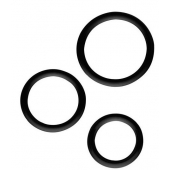 Набор из 3 эрекционных колец SILICONE COCKRINGS - Dream Toys - в Нижнекамске купить с доставкой