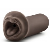 Коричневый мастурбатор-ротик Naughty Nicole - Blush Novelties - в Нижнекамске купить с доставкой