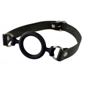 Черный кляп-рамка на регулируемых ремешках - Sitabella - купить с доставкой в Нижнекамске