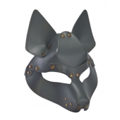 Серая маска Wolf с клепками - Sitabella - купить с доставкой в Нижнекамске