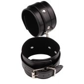 Черные оковы Classic Ankle Cuffs - Chisa - купить с доставкой в Нижнекамске