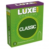 Гладкие презервативы LUXE Royal Classic - 3 шт. - Luxe - купить с доставкой в Нижнекамске
