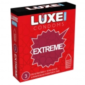 Текстурированные презервативы LUXE Royal Extreme - 3 шт. - Luxe - купить с доставкой в Нижнекамске