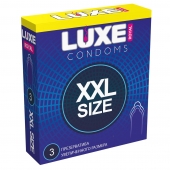Презервативы увеличенного размера LUXE Royal XXL Size - 3 шт. - Luxe - купить с доставкой в Нижнекамске