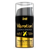 Жидкий интимный гель с эффектом вибрации Vibration! Vodka Energy - 15 мл. - INTT - купить с доставкой в Нижнекамске