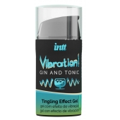 Жидкий интимный гель с эффектом вибрации Vibration! Gin   Tonic - 15 мл. - INTT - купить с доставкой в Нижнекамске
