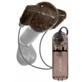 Дымчатый вибростимулятор головки пениса Dual Vibrating Head Teaser - Pipedream - в Нижнекамске купить с доставкой