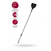 Черный гладкий стек с тонкой ручкой - 48 см. - ToyFa - купить с доставкой в Нижнекамске