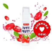 Гель-смазка Tutti-frutti со вкусом барбариса - 30 гр. - Биоритм - купить с доставкой в Нижнекамске