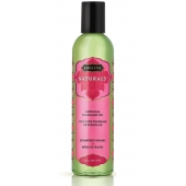 Массажное масло Naturals Strawberry Dreams с ароматом клубники - 236 мл. - Kama Sutra - купить с доставкой в Нижнекамске