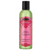 Массажное масло Naturals Strawberry Dreams с ароматом клубники - 59 мл. - Kama Sutra - купить с доставкой в Нижнекамске