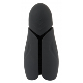 Черный силиконовый вибромастурбатор с нагревом Masturbator with 2 Functions - Orion - в Нижнекамске купить с доставкой