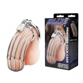 Металлическая клетка Prisoner Cock Сage с замком - BlueLine - купить с доставкой в Нижнекамске