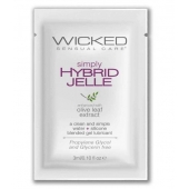 Гель-лубрикант на водно-силиконовой основе Simply Hybrid Jelle - 3 мл. - Wicked - купить с доставкой в Нижнекамске
